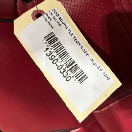2018-2020 ACURA TLX A-SPEC FRONT LEFT DRIVER SIDE SEAT RED LEATHER OEM