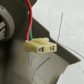 2003-04 HUMMER H2 WINDSHIELD LEFT SIDE A PILLAR TRIM COVER PANEL & SPEAKER 