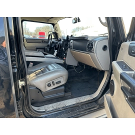 2003-04 HUMMER H2 WINDSHIELD LEFT SIDE A PILLAR TRIM COVER PANEL & SPEAKER 