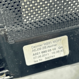 2012 MERCEDES S550 FRONT CENTER CONSOLE ASH TRAY WOOD TRIM OEM