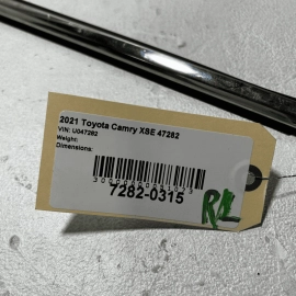 2018-2024 TOYOTA CAMRY XSE REAR LEFT DRIVER SIDE DOOR WINDOW BELT MOLDING OEM