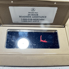 2012 Mercedes S550 Left Side Sun Visor Shade Sunvisor Beige OEM