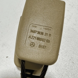MERCEDES W221 S550 2007-2013 REAR RIGHT & CENTER SIDE SEATBELT BUCKLE OEM