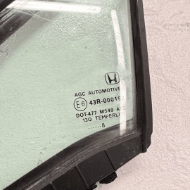 2016 - 2021 HONDA PILOT FRONT LEFT DRIVER SIDE DOOR WINDOW CORNER GLASS OEM