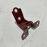 TOYOTA CAMRY 2018-2024 REAR LEFT DRIVER SIDE DOOR LOWER HINGE OEM RED = 3U5 =
