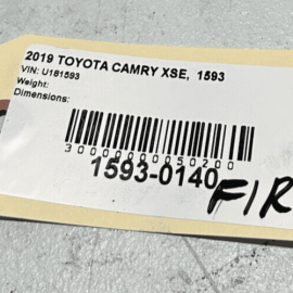 TOYOTA CAMRY 2018-2024 FRONT PASSENGER SIDE HOOD BONNET HINGE OEM RED = 3U5 =