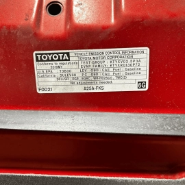 2018-2024 TOYOTA CAMRY HOOD BONNET SHELL COVER PANEL RED 3U5 OEM