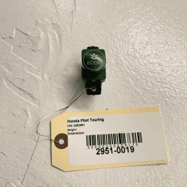2016 - 2021 Honda Pilot Dashboard Econ Button Switch Front Left Driver Side 2016 - 2021 Honda Pilot Dashboard Econ Button Switch Front Left Driver Side