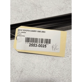 2018-2024 TOYOTA CAMRY REAR LEFT DRIVER DOOR WINDOW GLASS RUN CHANNEL SEAL OEM
