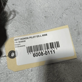 HONDA PILOT REAR OVERHEAD DOME LIGHT READING MAP LAMP 2016-2022 OEM YR507L