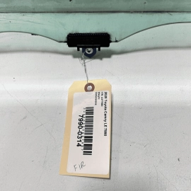 2018 - 2023 TOYOTA CAMRY FRONT RIGHT PASSENGER SIDE DOOR WINDOW GLASS OEM
