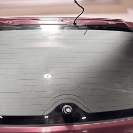2016-2018 Honda Pilot Liftgate Back Door Shell & Glass Dark Cherry OEM R529P