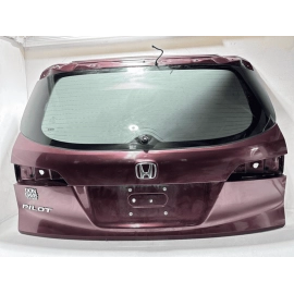 2016-2018 Honda Pilot Liftgate Back Door Shell & Glass Dark Cherry OEM R529P