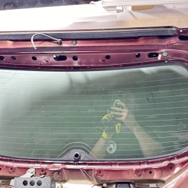 2016-2018 Honda Pilot Liftgate Back Door Shell & Glass Dark Cherry OEM R529P