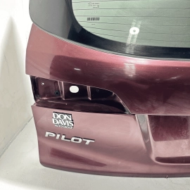 2016-2018 Honda Pilot Liftgate Back Door Shell & Glass Dark Cherry OEM R529P