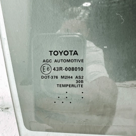 2018 - 2024 TOYOTA CAMRY REAR RIGHT PASSENGER SIDE DOOR WINDOW GLASS OEM