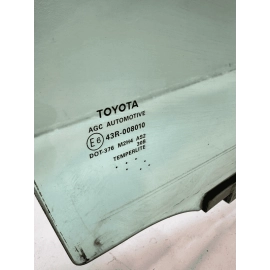 2018 - 2024 TOYOTA CAMRY REAR RIGHT PASSENGER SIDE DOOR WINDOW GLASS OEM