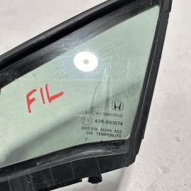 16-22 HONDA PASSPORT FRONT DRIVER SIDE DOOR FIXED VENT QUARTER WINDOW GLASS OEM
