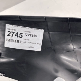 AUDI A6 2012-2018 REAR PASSENGER SIDE DOOR SILL SCUFF PLATE TRIM COVER PANE