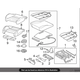 Left / Right Glove Box Interior Courtesy Light Lamp Audi A6 2006-2018 OEM 1