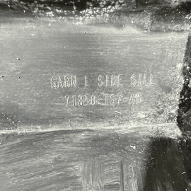 2016-2022 Honda Pilot Left Driver Side Skirt Rocker Molding Panel OEM