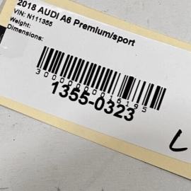 AUDI A6 Quattro 2012 - 2018 S6 REAR DRIVER SIDE TRUNK WALL COVER CLIP TRIM 