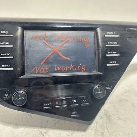 NOT WORKING TOYOTA CAMRY 18-19 NAVIGATION DISPLAY SCREEN & AC HEATER SWITCH OEM