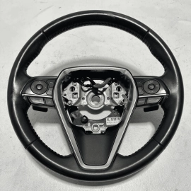 2018-2024 Toyota Camry Leather Black Steering Wheel Without Heat OEM