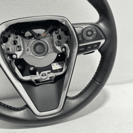 2018-2024 Toyota Camry Leather Black Steering Wheel Without Heat OEM