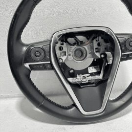 2018-2024 Toyota Camry Leather Black Steering Wheel Without Heat OEM