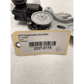 TOYOTA CAMRY 2018-2024 REAR LEFT DRIVER SIDE DOOR WINDOW REGULATOR & MOTOR OEM