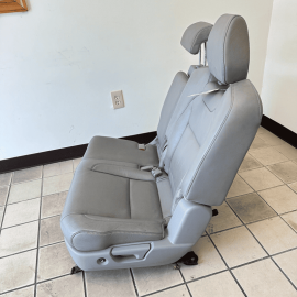 2016-2018 ACURA MDX TECH REAR 2ND ROW LEFT DRIVER SIDE SEAT GRAY LEATHER OEM