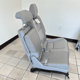 2016-2018 ACURA MDX TECH REAR 2ND ROW LEFT DRIVER SIDE SEAT GRAY LEATHER OEM