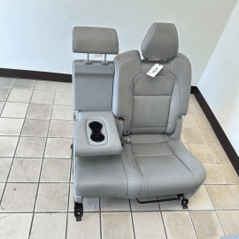 2016-2018 ACURA MDX TECH REAR 2ND ROW LEFT DRIVER SIDE SEAT GRAY LEATHER OEM