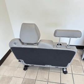 2016-2018 ACURA MDX TECH REAR 2ND ROW LEFT DRIVER SIDE SEAT GRAY LEATHER OEM