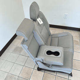 2016-2018 ACURA MDX TECH REAR 2ND ROW LEFT DRIVER SIDE SEAT GRAY LEATHER OEM