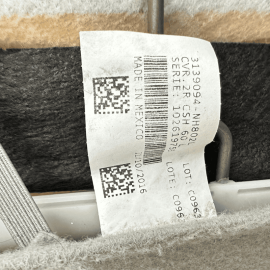 2016-2018 ACURA MDX TECH REAR 2ND ROW LEFT DRIVER SIDE SEAT GRAY LEATHER OEM