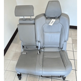 2016-2018 ACURA MDX TECH REAR 2ND ROW LEFT DRIVER SIDE SEAT GRAY LEATHER OEM