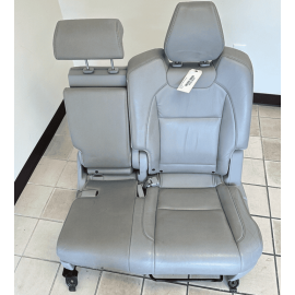 2016-2018 ACURA MDX TECH REAR 2ND ROW LEFT DRIVER SIDE SEAT GRAY LEATHER OEM