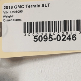 GMC TERRAIN 2018 - 2020 FUEL PUMP COMPUTER CONTROL MODULE UNIT OEM GMC TERRAIN 2018 - 2020 FUEL PUMP COMPUTER CONTROL MODULE UNIT OEM