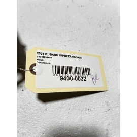 2024 SUBARU IMPREZA REAR DRIVER SIDE DOOR LEATHER ARMREST & PULL HANDLE OEM