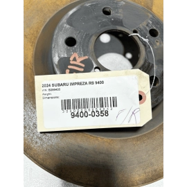 SUBARU IMPEZA 2024 FRONT LEFT OR RIGHT SIDE BRAKE DISK ROTOR OEM 1 PCS