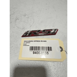SUBARU IMPREZA RS 2024 TAILGATE LIFTGATE BACK DOOR EMBLEM LOGO OEM