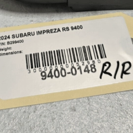SUBARU IMPREZA RS 2024 WRX REAR RIGHT PASSENGER SIDE INTERIOR DOOR HANDLE OEM