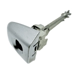 2024 Subaru Impreza Front Left Driver Door Lock Cylinder Cap OEM Ice Silver