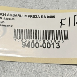 SUBARU IMPREZA RS 2024 FRONT RIGHT PASSENGER SIDE DOOR CORNER CAP COVER TRIM OEM