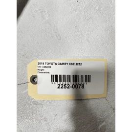 2018-2022 TOYOTA CAMRY COLUMN COMBINATION TURN SIGNAL & WIPER SWITCH OEM