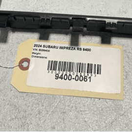 SUBARU IMPREZA RS 2024 DASH DASHBOARD CENTER CONSOLE LOWER TRAY COVER TRIM OEM