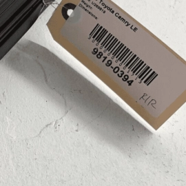 TOYOTA CAMRY 2018 - 2021 REAR PASSENGER DOOR WINDOW INNER WEATHERSTRIP SEAL