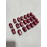 Subaru Impreza Wheel Lug Nut Close-End J2 Forged 7075-T6 M12x1.25 Red OEM 20 PCS